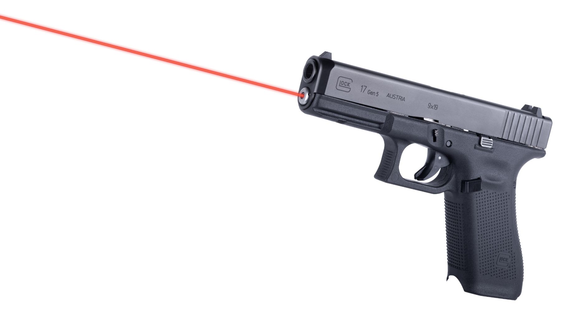 Laserový zaměřovač LaserMax Guide Rod - červený (Glock 17/34 Gen5)