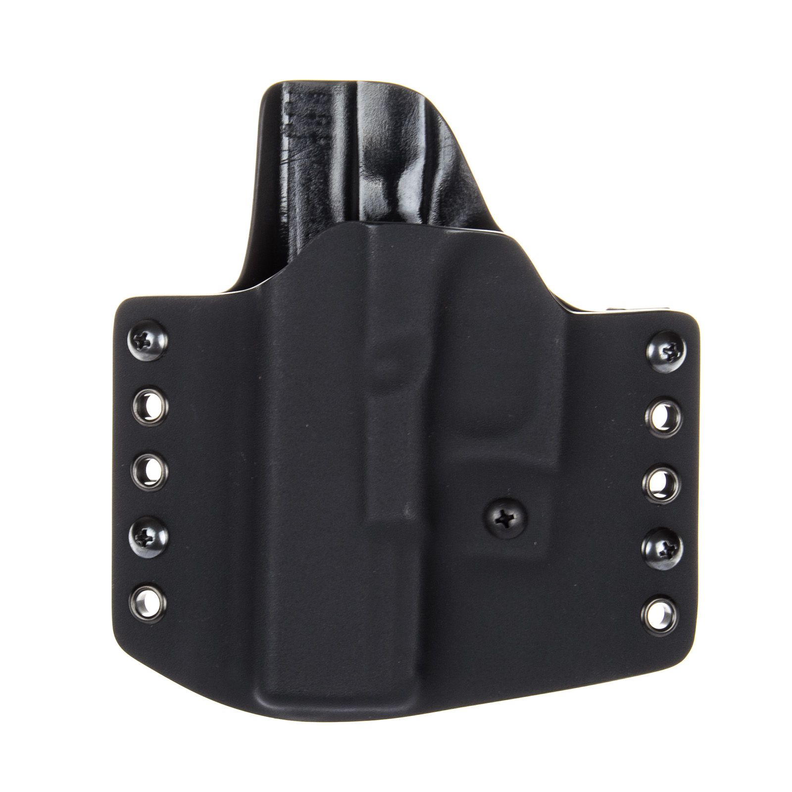 Levostranné vnější pouzdro RHholster, poloviční sweatguard, černá/černá (Glock 17/22/31)