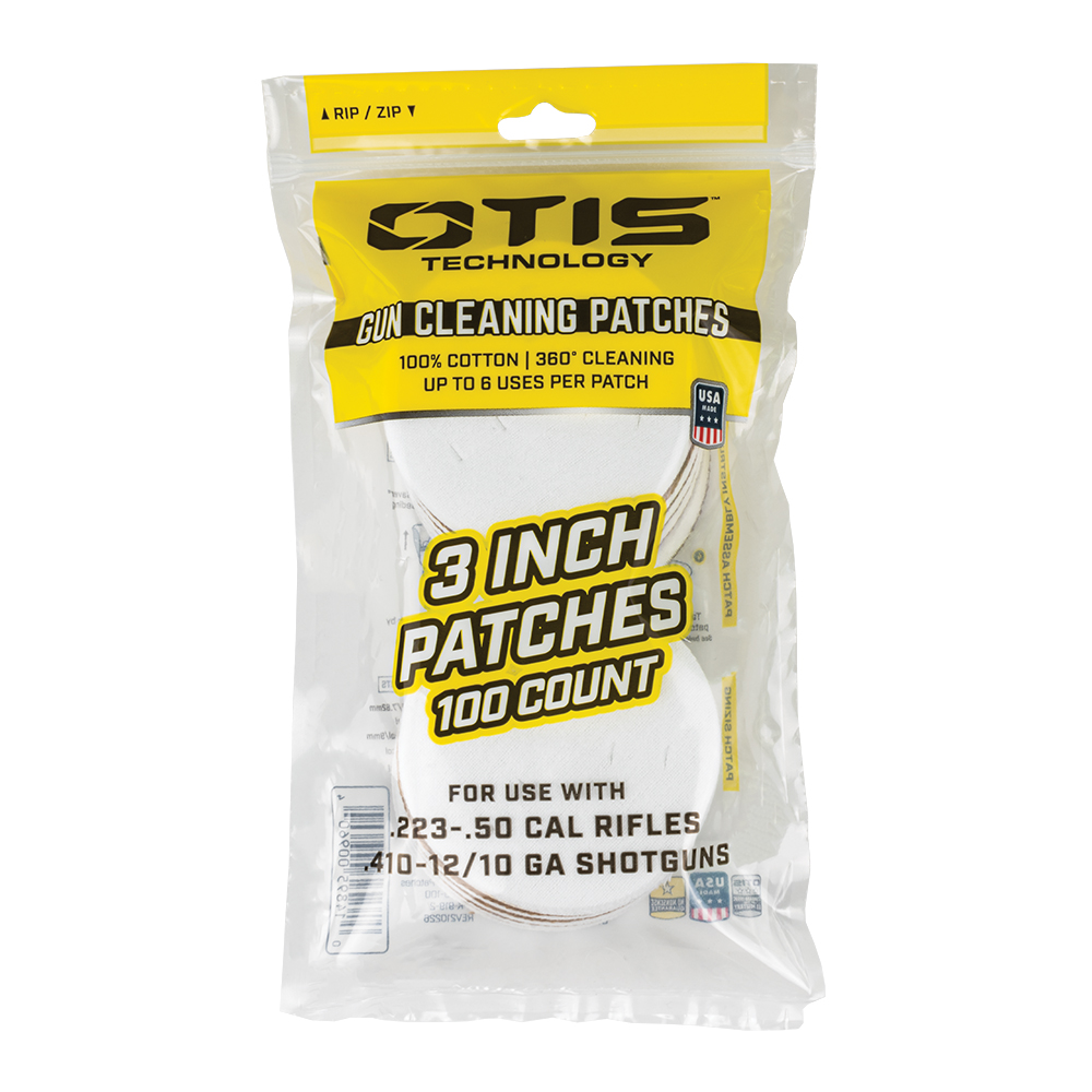 Bavlněné vytěráky (patche) Otis pro lanko, Velké 3