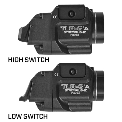 Svítilna Streamlight TLR-8 A, Červený laser