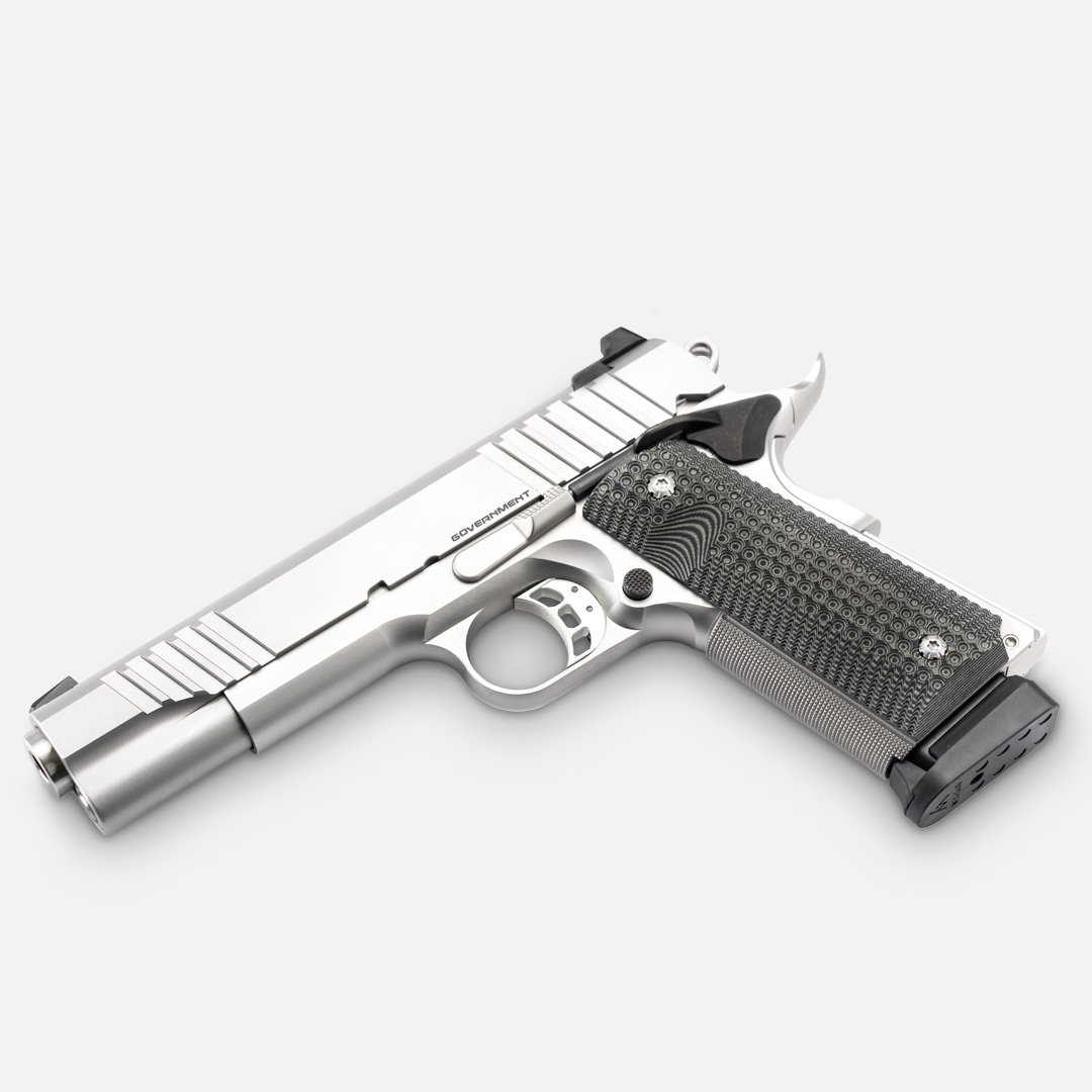 Pistole BUL 1911 Government, Bull, Stainless Steel (9x19)