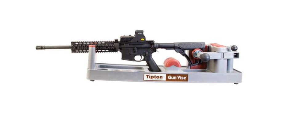 Podstavec pro opěru zbraně při čištění a úpravách Tipton Gun Vise